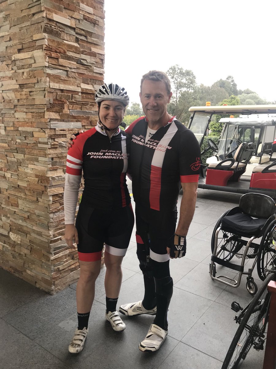 Thank you <a href="/AnnaMeares/">Anna Meares</a> for your support of <a href="/johnmacleanfndn/">John Maclean Fndn</a> 
You are a TRUE Champion. Honoured to call you a friend.