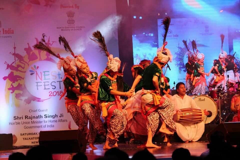 samirgurav's tweet photo. It's great to attend #NESTFEST2018 for sharing the joy, love and culture of Northeast @Talkatora stadium New Delhi organised by @MyHomeIndia in the presence of Hon'ble @rajnathsingh @drharshvardhan @jayantsinha @BjpBiplab @Sunil_Deodhar @bhaichung15 https://t.co/4XWyCMBYOV