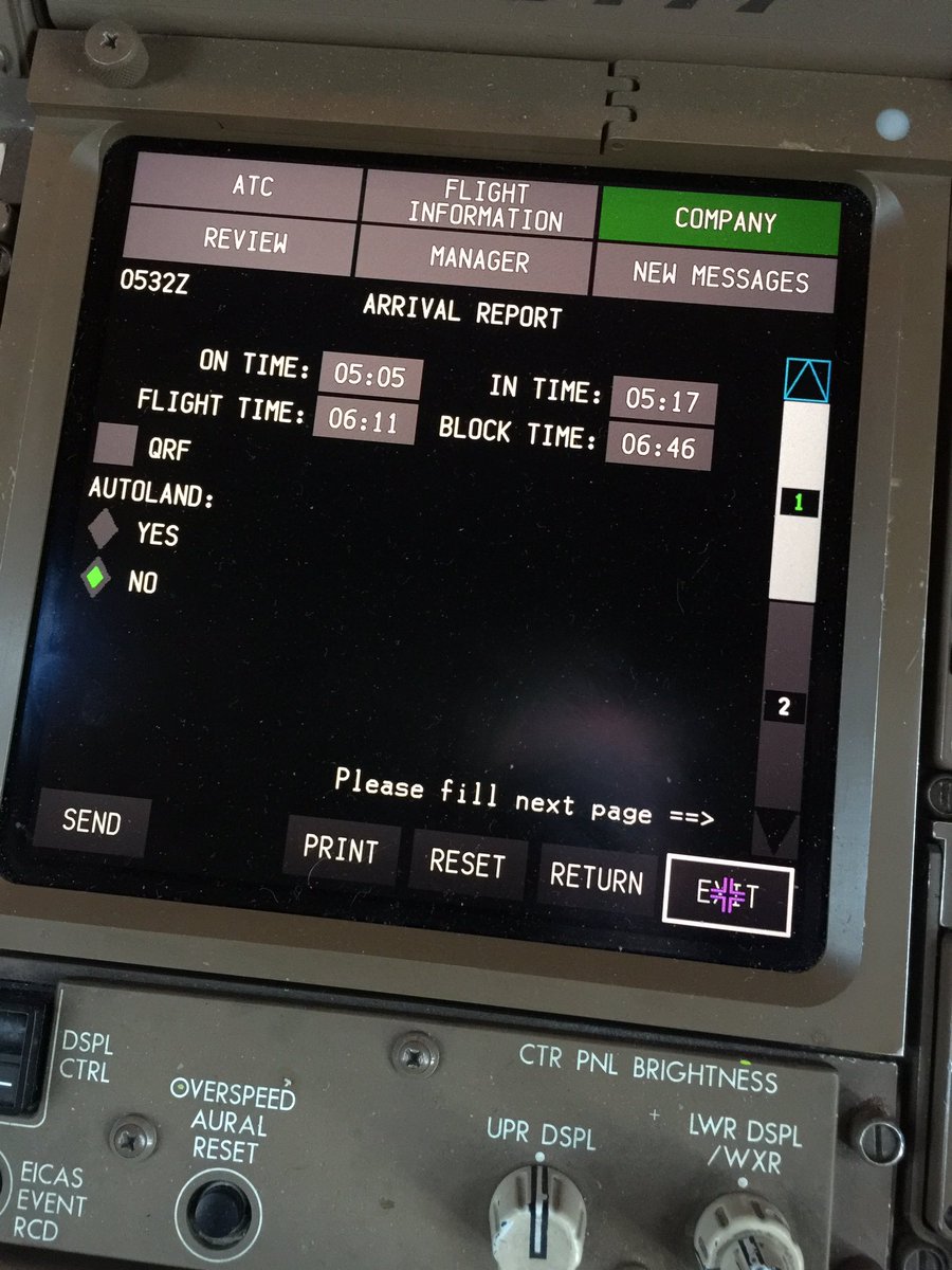 pascalrs's tweet photo. I’ll always be impressed by the accuracy of these flight planning tools! Was expecting 6h11m flight time, and, guess what, got an exact 6h11m! #AF351 https://t.co/iImZxeQV1U