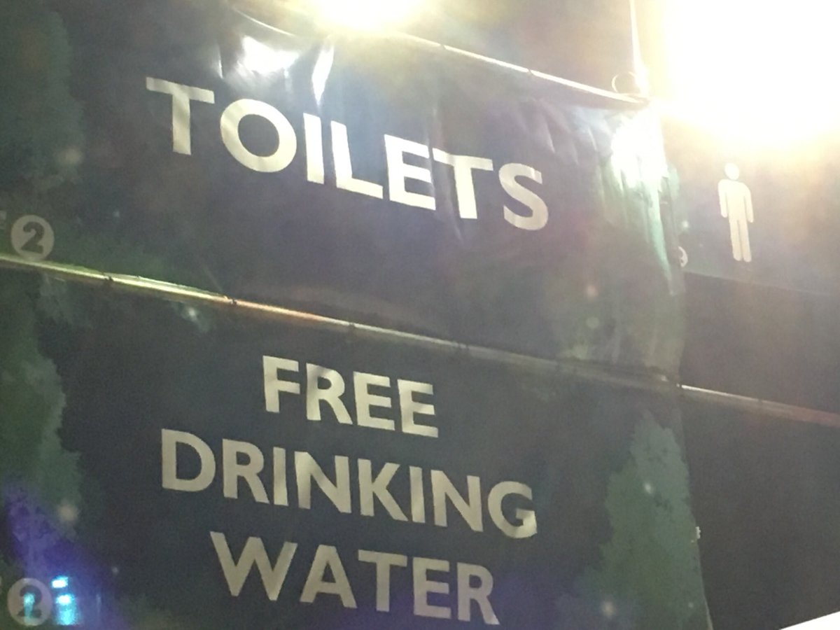 RuthKerry's tweet photo. @bbcproms great evening however the signage could be open to interpretation.. think I might opt for the bottled version.. https://t.co/TMSSHWKdK9