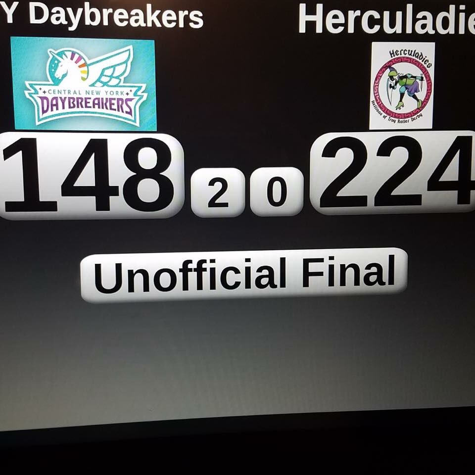CNYRD's tweet photo. Many thanks to our neighbors to the east, @HellionsofTroy’s Herculadies for hosting our Daybreakers tonight, and to the officials, volunteers and fans who made everything possible. We had a blast! https://t.co/5ZpqFnYptt