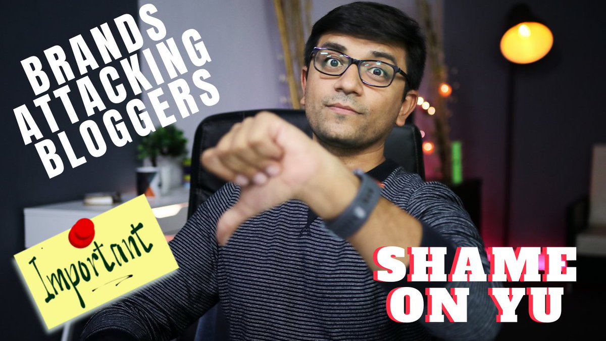 amitbhawani's tweet photo. New Video - https://t.co/0qZT6ce8rk 😡

Dear @rahulsharma @YUplaygod. This is ShameFul!
Attacking Bloggers through Influencers is not we expect from an Indian Brand that has been Importing Smartphones from China.

Requesting everyone to Watch &amp; Retweet if you agree! 🙏 https://t.co/XqHN1FFQbW