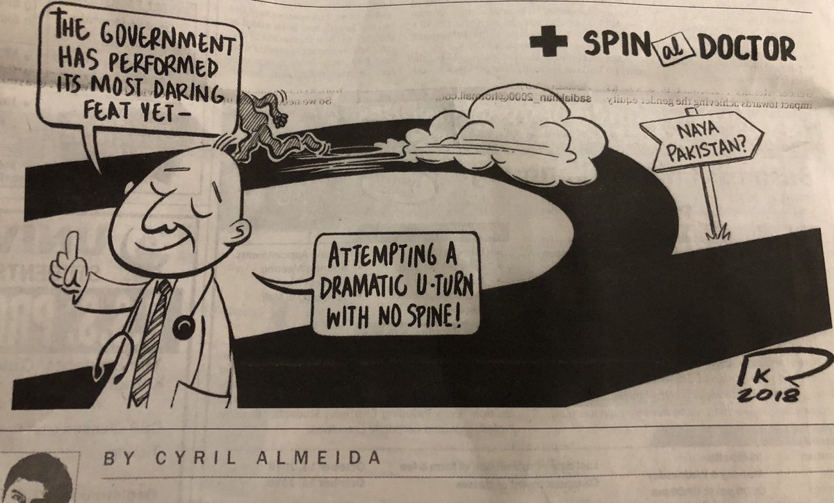 DrAyeshaAshfaq's tweet photo. My Sunday begins with this.! @Dawn_News 
#NewPakistan
#SpinalDoctor https://t.co/9TogPk82KU