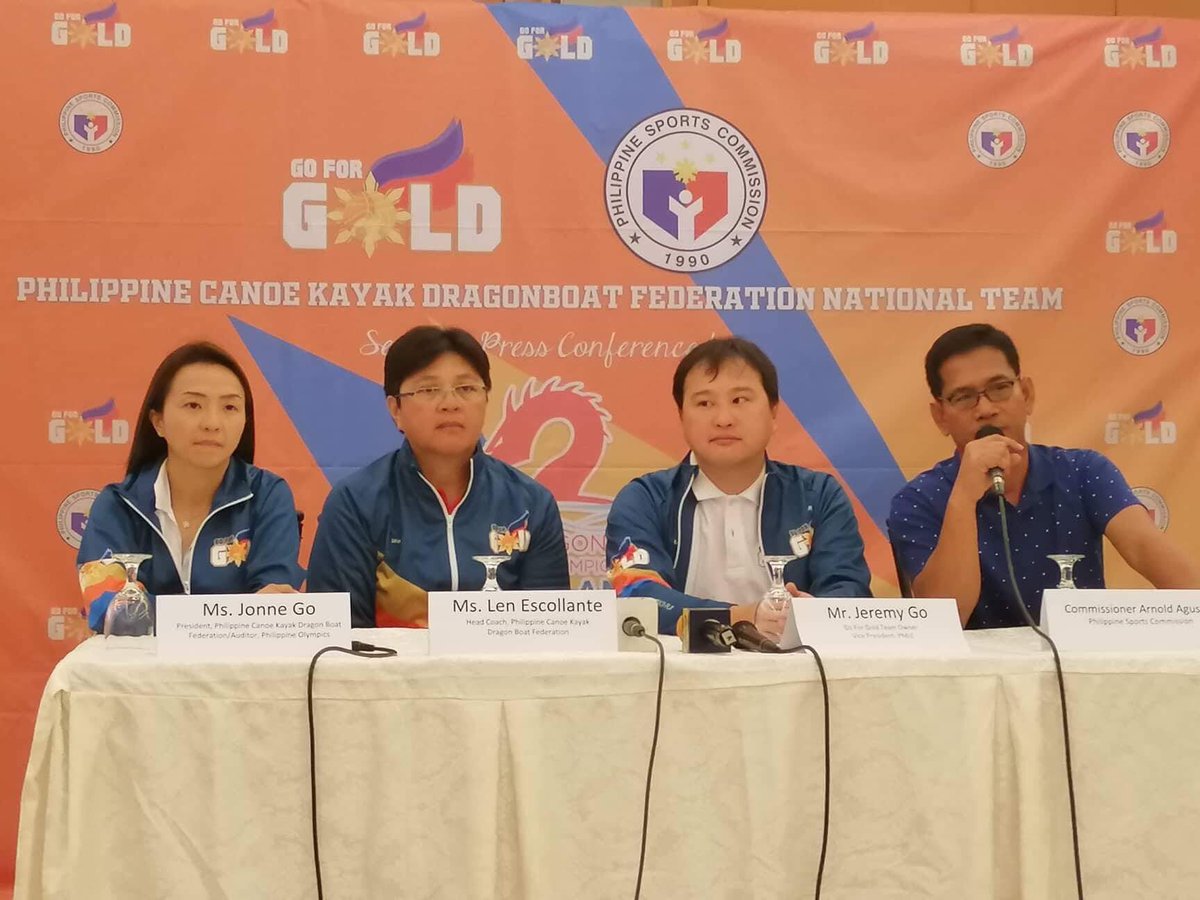 Thank you Mr. Jeremy Go for the trust and support. #GoForGold #ICFWorldChampionships