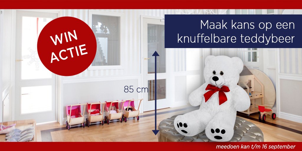 WINACTIE 🏆// Maak kans op 1 van de 5 teddyberen!
Vandaag, op teddybeerdag, staat ook bij ons deze beregezellige knuffel in het zonnetje! 🐻 

Kijk op onze Facebook pagina wat je moet doen >> facebook.com/totaalBED/