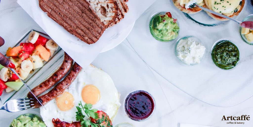 ArtcaffeKenya's tweet photo. A brunch worth getting up for! Tune into #hbrweekend and get down to any #ArtcaffeKE branch. All our delicious breakfast combinations are served with four spreads, a Mediterranean salad and a selection of freshly baked breads. https://t.co/WqrqNoLaMU