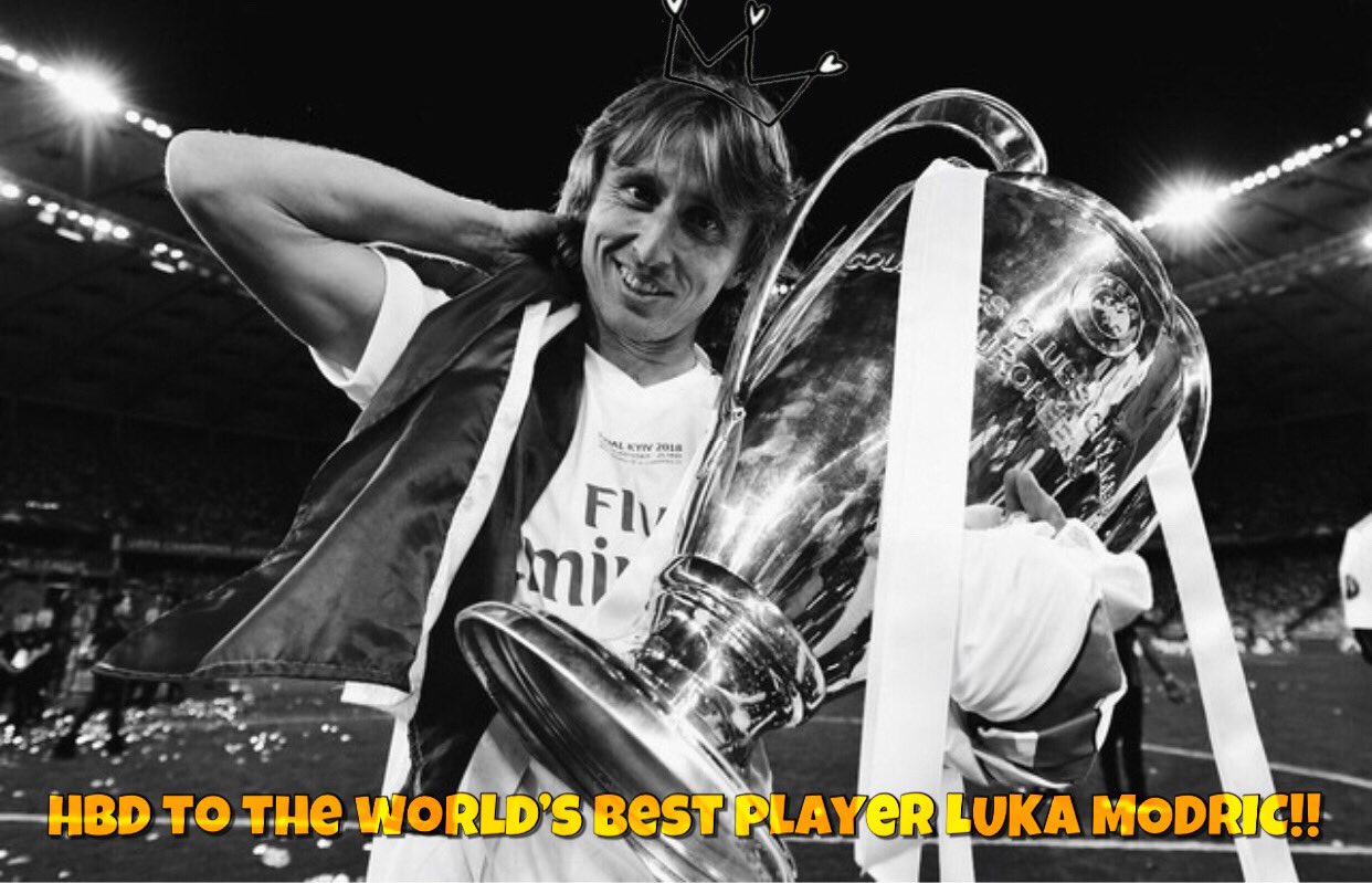 9 9                                             Happy Birthday Luka Modric    