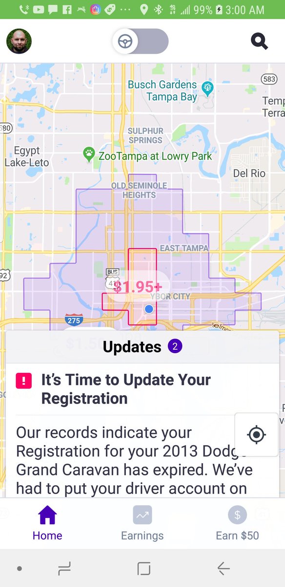 BrianZalewski1's tweet photo. @lyft @AskLyft
3am... crowds... high demand.. you offer $2 bonus? You are garbage.. Im not driving your grubby drunk passengers for $2 bonus.. you treat your drivers like shit.
#lyftfail https://t.co/GDPhIHcMWv