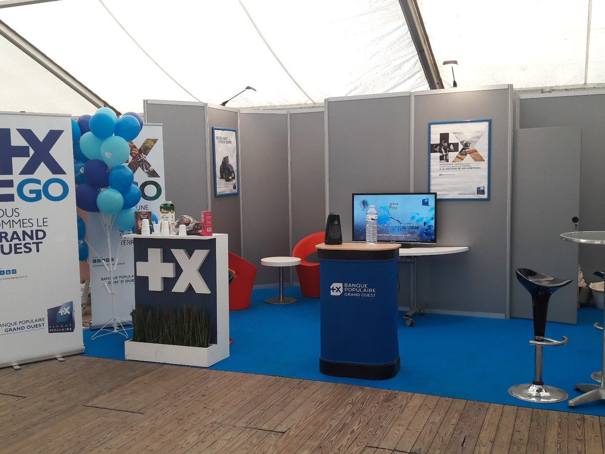 #teamagribpgo installé pour le deuxieme jour, <a href="/FElevage/">Festi'élevage</a> la journée s'annonce ensoleillée.
Avancez nous voir !