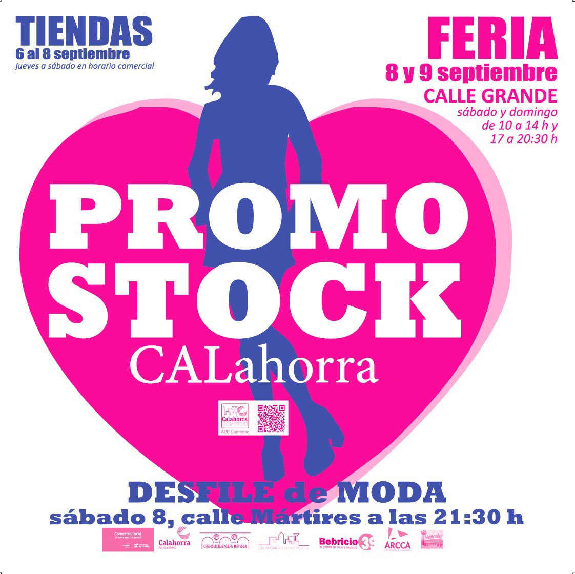 aytocalahorra's tweet photo. Comercio | Hoy, 9 de septiembre, último día de la Feria de oportunidades #Promostock. 🛍🛍
Os recordamos que las carpas de la calle Grande estarán abiertas de 10 a 14 horas y de 17 a 20:30 horas.
#Calahorraescomercio https://t.co/ubFuAHFe2z