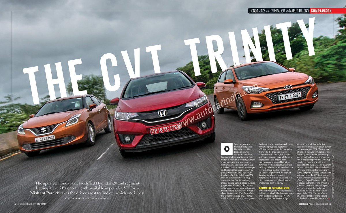 Autocar India Need A Petrol Cvt Hatchback We Pit The Hyundai I Maruti Baleno And Honda Jazz To Find Out Which Is Best Find Out Who Wins In Our 19th Anniversary Autocar India Need A Petrol Cvt Hatchback We Pit The Hyundai I Maruti Baleno And Honda Jazz To Find Out Which Is Best Find Out Who Wins In Our 19th Anniversary