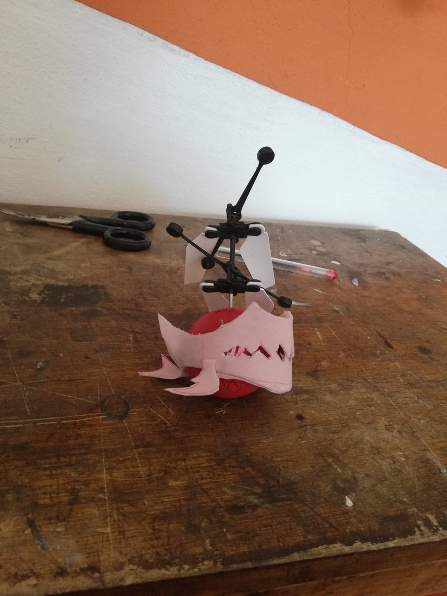 KaryuKuroda's tweet photo. My new little work is fun to make it.
#cosplay #godeater2rageburst #wip #bandainamco #aragami #abadon #drone #flyingball https://t.co/8IdvGb791F