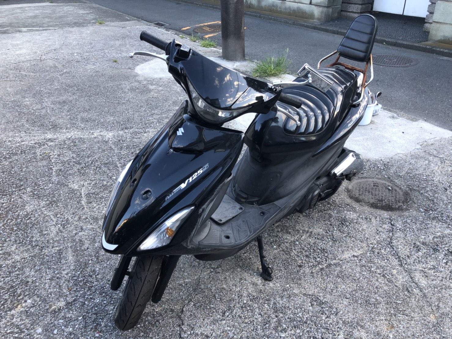 バイクキジマ 縦バックレスト