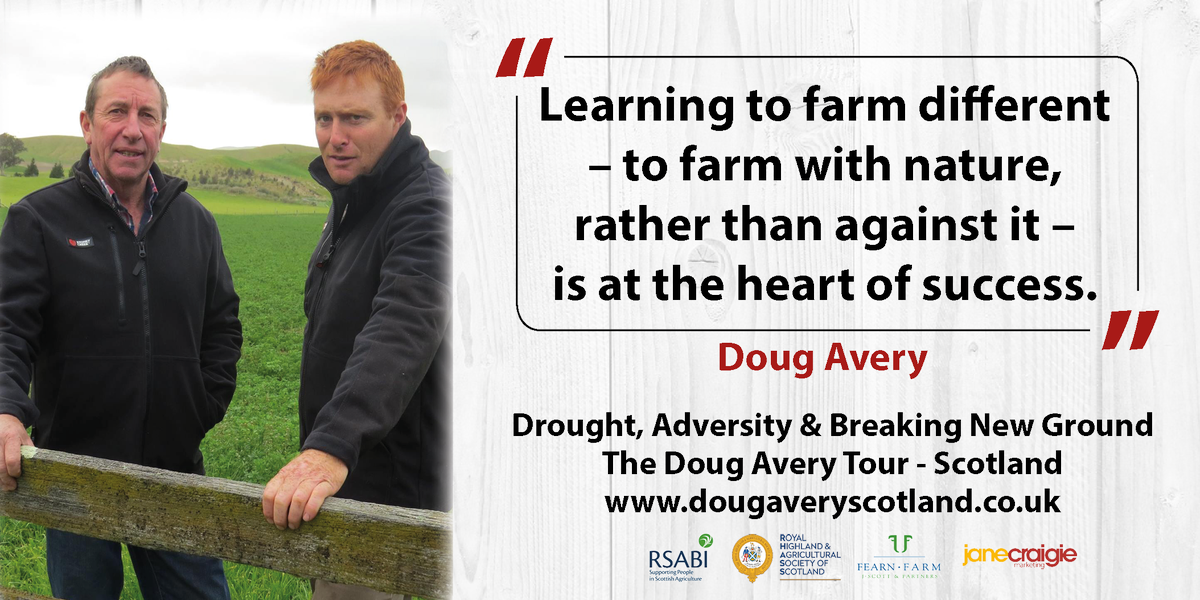 RHASS is delighted to be a partner in this important event, bringing @DougAvery12 to Scotland to inspire attitude changes and encourage resilience in the agri-industry. To book your place at a free event near you, visit zurl.co/hGTu #dougaveryscotland #ruralresilience