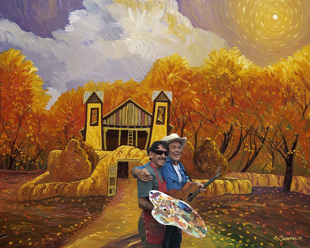 Pilgrimage with Ed Sandoval and Michael Hearne! edsandovalgallery.com michaelhearne.com #desertsouthwest #autumndesert #autumninnewmexico #chimayo #artandsong #edsandoval #michaelhearne #taos #newmexico