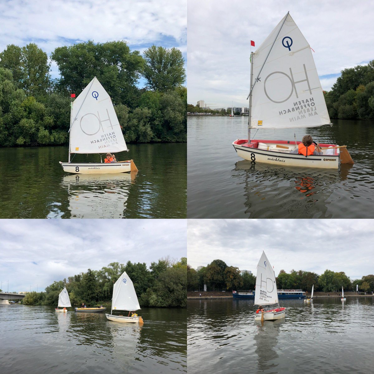 Utsider's tweet image. Segeltraining Ffm ⛵️👍☀️
