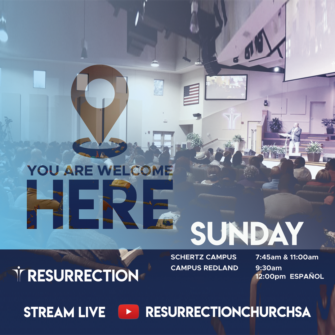 ResChurchSA's tweet photo. YOU BELONG HERE!
Join us for service this morning! We'll save you a seat. 😉
You can also join us online on our Facebook page or Youtube channel: ResurrectionChurchSA.
#Sunday #streamlive #experienceresurrection #resurrectionchurchsa https://t.co/kyUZHI7LbH