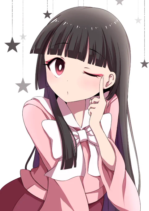アイライン輝夜ちゃん('-`*) 