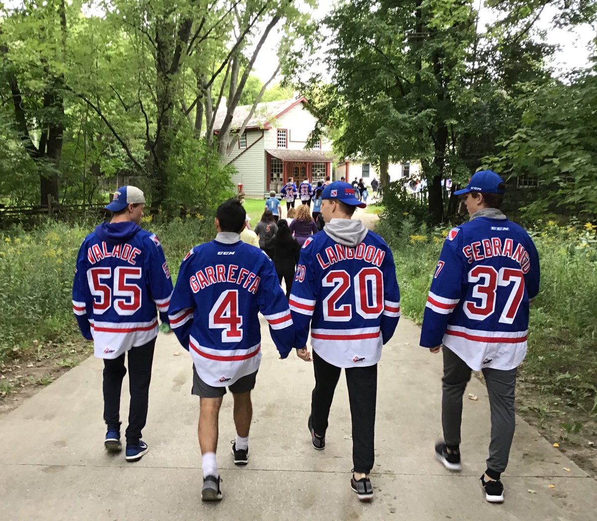 OHLRangers's tweet photo. Having a blast supporting #POGO during a brisk 5K. #RTown https://t.co/7VUqdarMnd