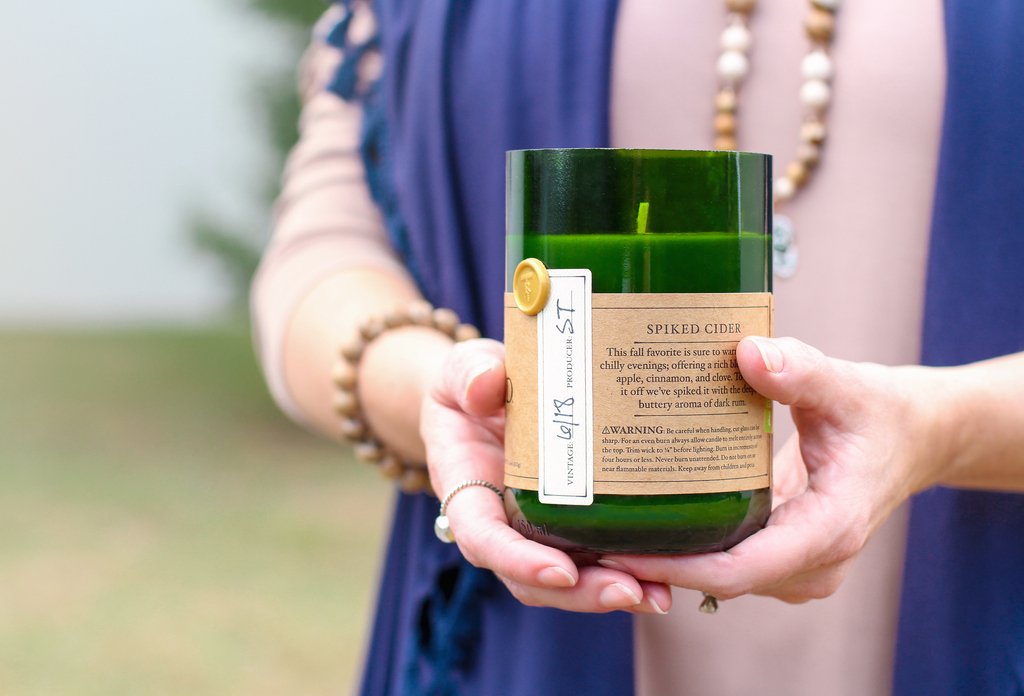 HandPickedInc's tweet photo. The wait is OVER // Spiked Cider candles are back! #behandpicked #rewined https://t.co/kBRtZo0Ljh