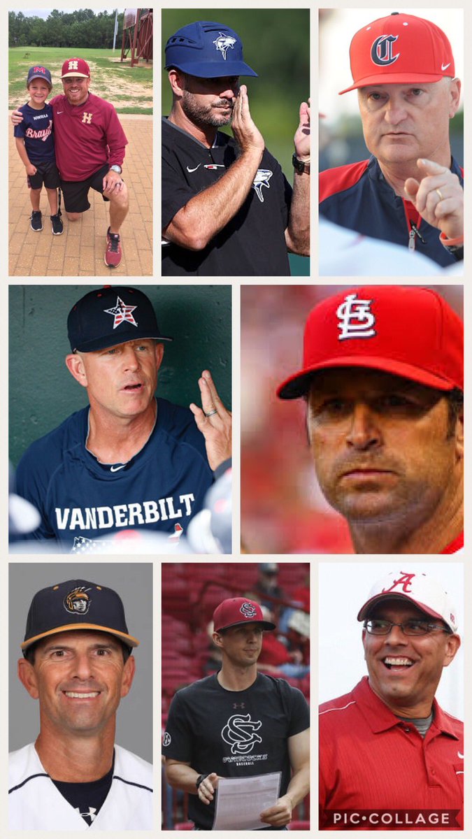 coachryman's tweet photo. The @ABCA1945 convention lineup is amazing....friends, mentors, brothers! Each one of these guys has had a personal impact on my baseball life. It’s about relationships and that’s #whyABCA https://t.co/dqt8qtMMTX