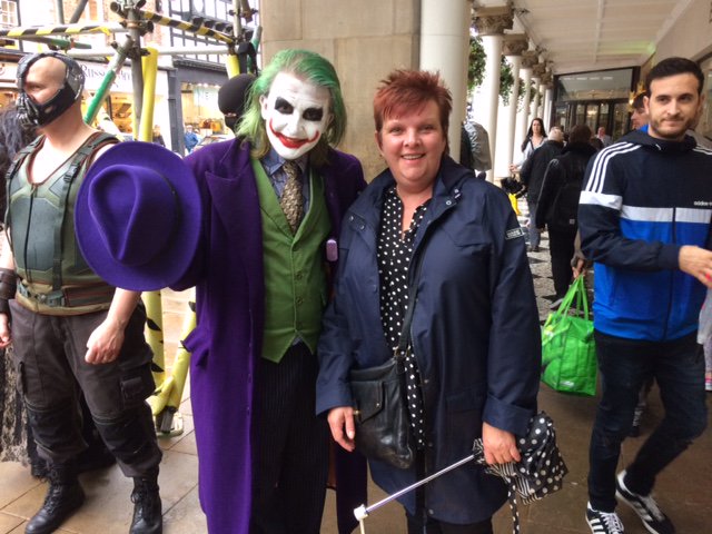 Trust me the find the “ Joker in the pack” haha 😂 
#chester#comic#con