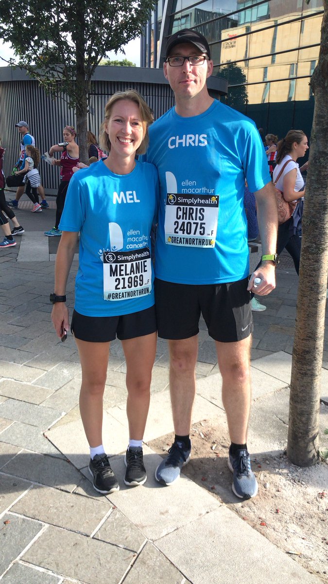 emctrust's tweet photo. Thanks so much to Brother and sister team Mel and Chris, who are on their way to the start line! #TeamEMCT #GreatNorthRun https://t.co/D5Dzvno8zZ