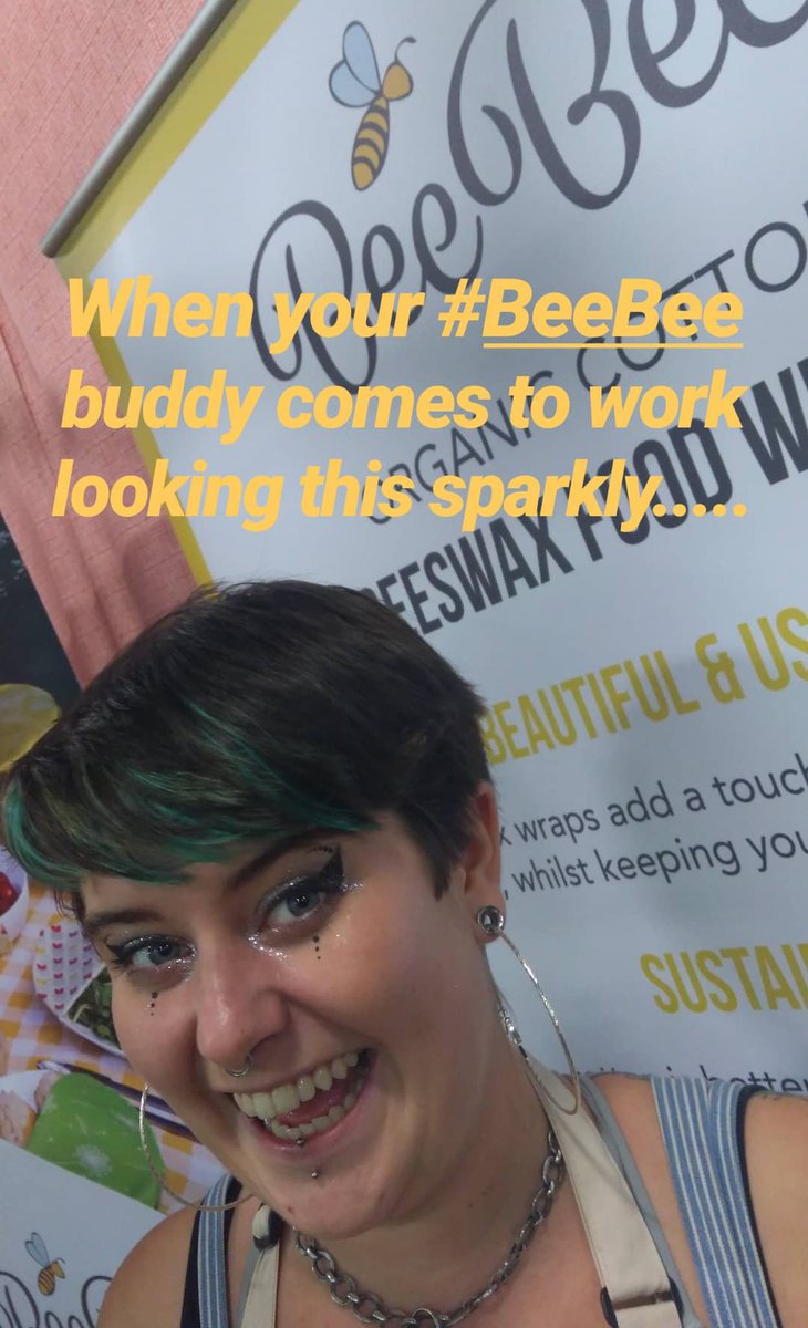 BeeBeeandleaf's tweet photo. All (#biodegradable) glittered up and ready for day 2 of @Go_Organic_Fest. Come down to #Battersea #batterseapark today as there are a few tickets still available on the door! #thingstodowithkids #SundayMorning #weekendwithkids #goorganicmovement https://t.co/QxfGCnpe85