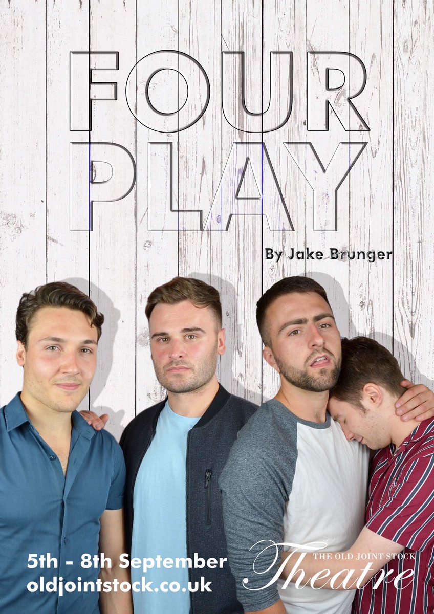 Well what an amazing 3 weeks- working with fabulous actors <a href="/TyeHarr3/">Tye Harris</a> <a href="/DomTho93/">Dominic Thompson</a> @theconornolan <a href="/Tom_Silverton/">Tom Silverton</a> in a wonderful venue <a href="/OldJointStock/">Old Joint Stock Pub & Theatre</a> with a great team (Karl, Adam &amp; Becky) on an awesome play by <a href="/Jake_Brunger/">Jake Brunger</a> #FourPlay ✨👌✨#CountingMyBlessings