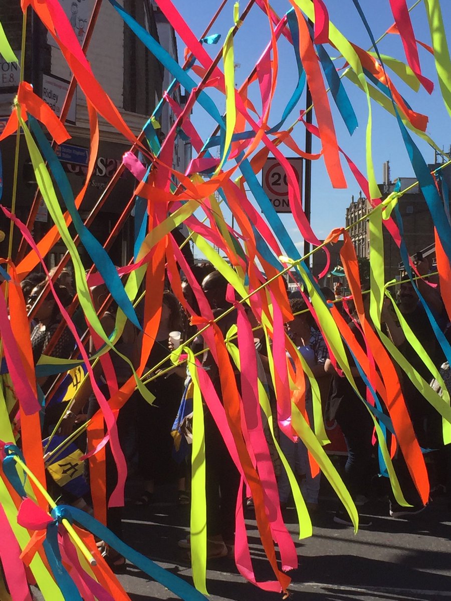 EasternCurve's tweet photo. Who’s going to #hackneycarnival ? 12-8pm today, food stalls on Ridley Rd, music ⁦@GillettSquare⁩, sound systems #dalston &amp; #hackney &amp; 1000 performers in the parade! We’re in! #hackneyonecarnival https://t.co/kZ4MCdL32k