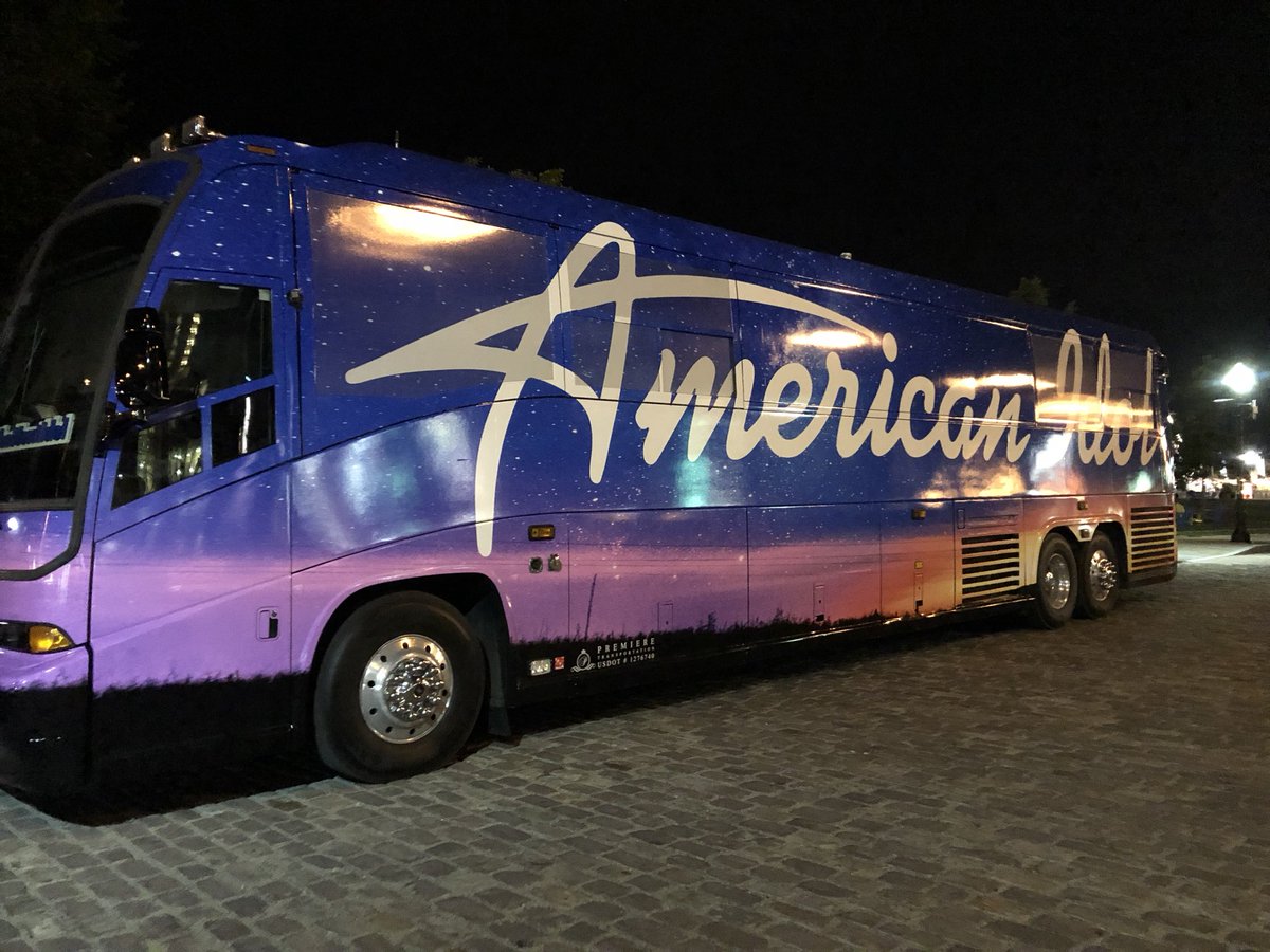 shannon_wkbw's tweet photo. Here we go! @AmericanIdol auditions @CanalsideBflo @WKBW  is live at 8am for all the excitement #TheNextIdol #IdolBus #BuffaloIdol @EdDrantch @KatieMorseNews @CourtneyWKBW @AutumnsWeather https://t.co/TBI9gF4vMc