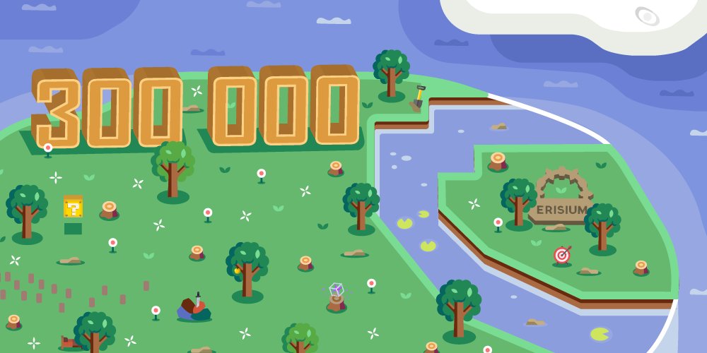 Erisium's tweet photo. 🌟 Déjà 300 000 joueurs, et ce n’est que le début de l’aventure 🌟

🎁 4 lootboxs pour tout le monde
➡ /gift 300k

🔥 2 cartes cadeau Erisium de 20€ à gagner (valable sur la boutique, tirage au sort le 16/09)
➡ #RT ce tweet pour participer https://t.co/sy4W8hptcw