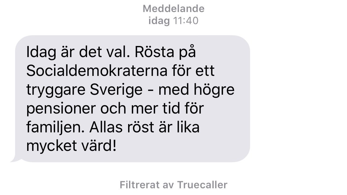 walsjo97's tweet photo. Tror ni skickat lite fel @socialdemokrat, glöm din dröm! #svpol #dinröst #teamUlf https://t.co/e6tpjPLxbs
