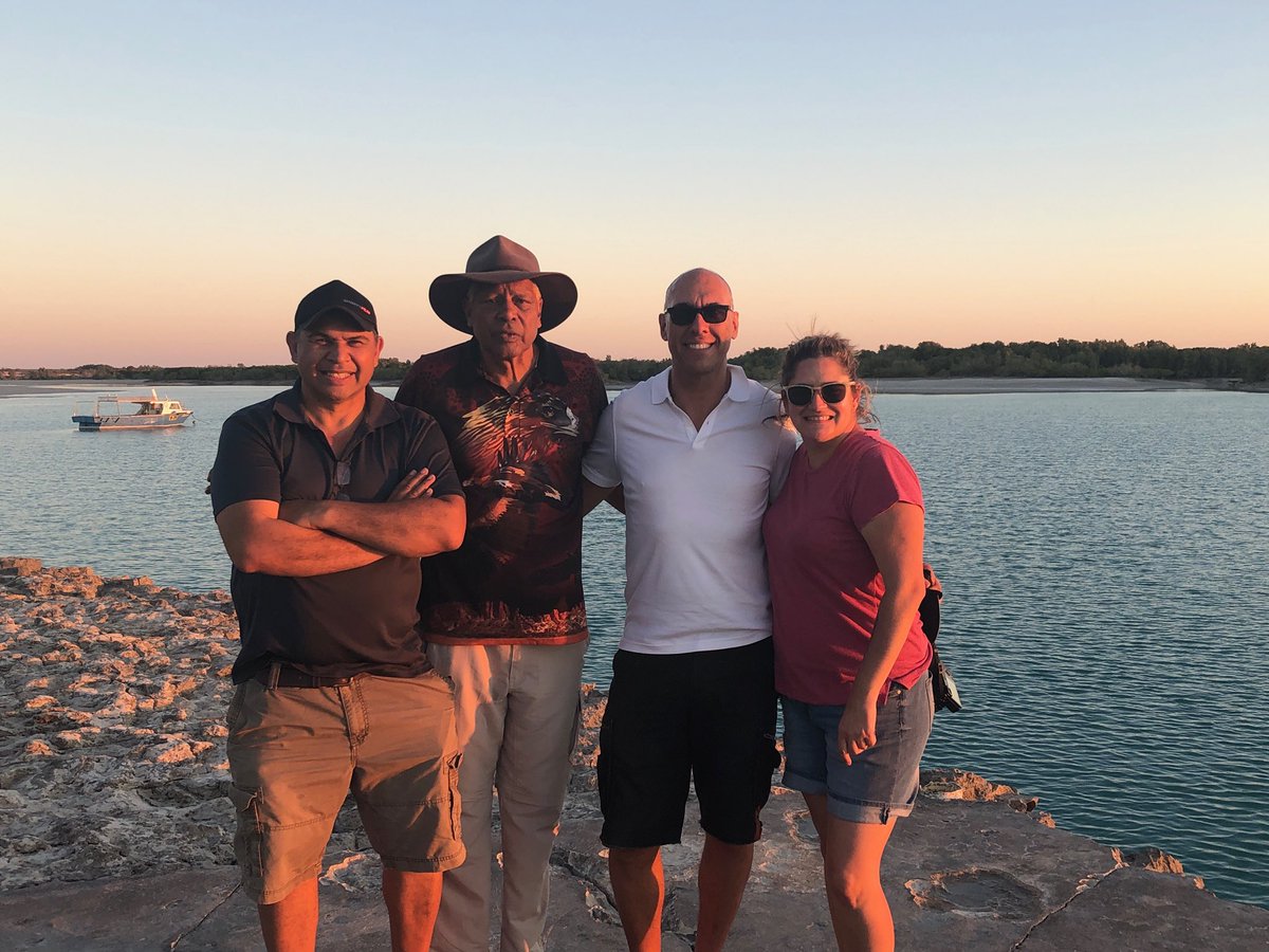 TanyaDenning's tweet photo. The team behind #GoingPlacesWithErnieDingo at the end of yet another amazing shoot today on our beautiful country meeting the incredible people who call this place home. Love going places every Sunday on @NITV has to be the #bestjob on 📺 https://t.co/OaBVl4NWj5