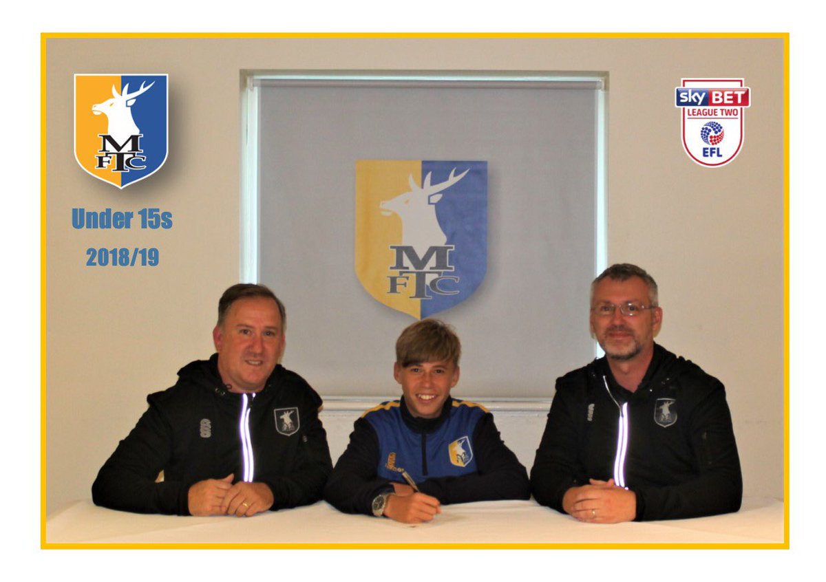 Ashneville1970's tweet photo. Lewis signing for Mtfc u15’s elites for the fourth consecutive season. Keep up the hard work and keep developing #mansfieldtownfc #hardworkpaysoff #developmentisthekey https://t.co/mXiVaMjR8A
