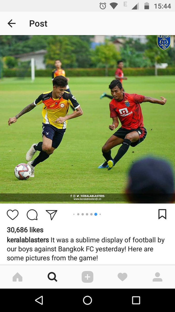 @blasters_love @JenishaRani @Shawarmaboy_17 @KeralaBlasters @kbfc_manjappada @fni Unnecessary language used ,friend. Your club has behaved EXTREMELY unprofessionally. There is no shame in playing a uni team, maybe they wanted some match fitness. But why aren't they correcting themselves. Official insta page STILL shows that they have played Bangkok FC !