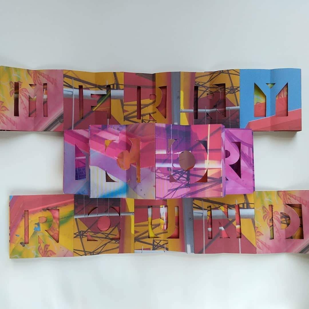 EdinAndElse's tweet image. Come down to the last day of @artwalkporty ! Lots to do and see including work by our book collective #edinburghandelsewhere on the theme of merry-go-round. @twelvetriangles #artistbooks #photography #portobello #lostpathpress