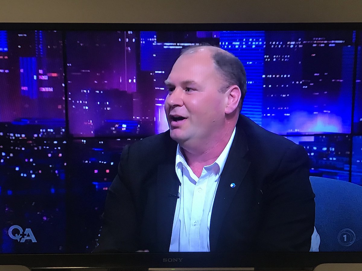 Great to see my former <a href="/MasseyUni/">Massey University</a> agricultural economics class mate <a href="/andrew_hoggard/">Andrew Hoggard</a> on <a href="/NZQandA/">Q+A</a> tonight <a href="/FedFarmers/">Federated Farmers</a> <a href="/CorinDann/">Corin Dann</a>