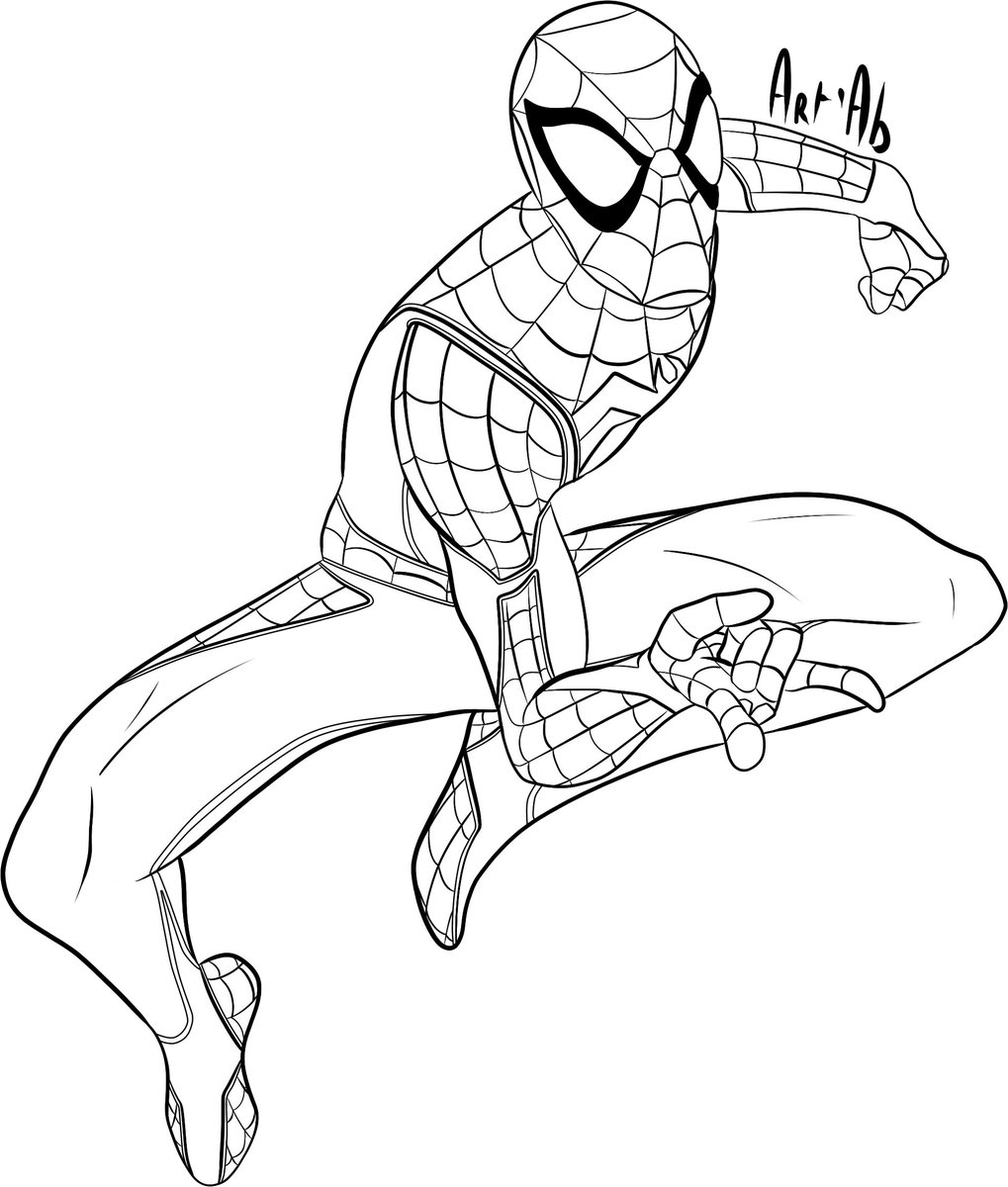 93 Free Spider Man Ps4 Coloring Page Printable Pdf Cdr Download Docx ...