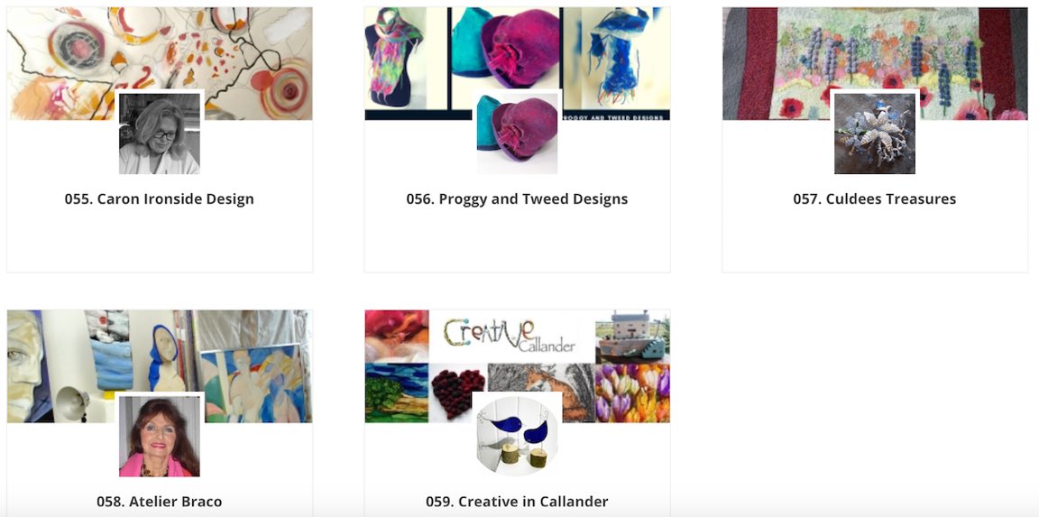 TextileCaron's tweet photo. In great company on the @PerthshireOS plum route, lots of fab creations and artwork, enjoy the last day! https://t.co/O7799ma3rr