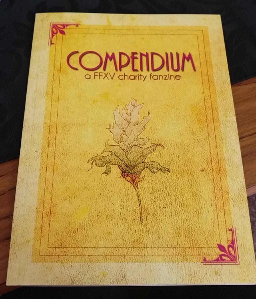 AwkwardBex's tweet photo. Achievement unlocked! Be a part of a super cool fanzine! 👍✨ #FFXV @Compendium_Zine https://t.co/coWXLd50Qc
