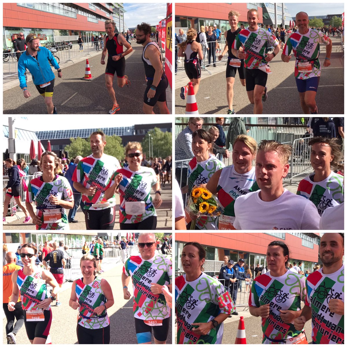 En klaar zijn ze! De collega's van de 18 gemeenteteams die vandaag meededen met de business relay van de <a href="/ChallengeAlmere/">Challenge Almere</a>