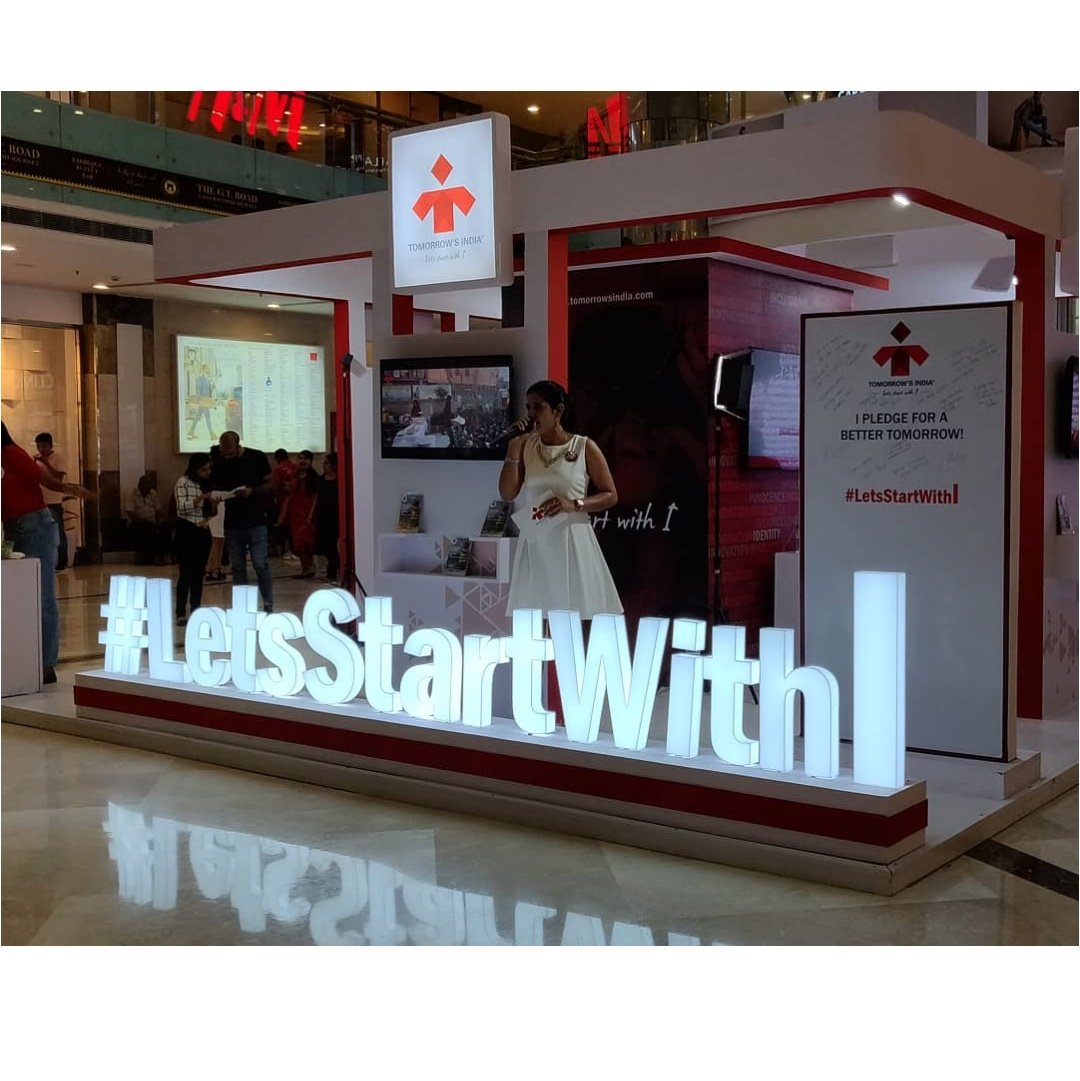 Tomorrows_India's tweet photo. What a delight meeting you all at Ambience Mall, Gurgaon today to celebrate the Conclusion of our campaign, #LetsStartWithI.
In the words of Harjeet Singh, the world remembers only the best ones and this is what all of us are trying to achieve. To be best at whatever we do. https://t.co/o9YqxyuTER