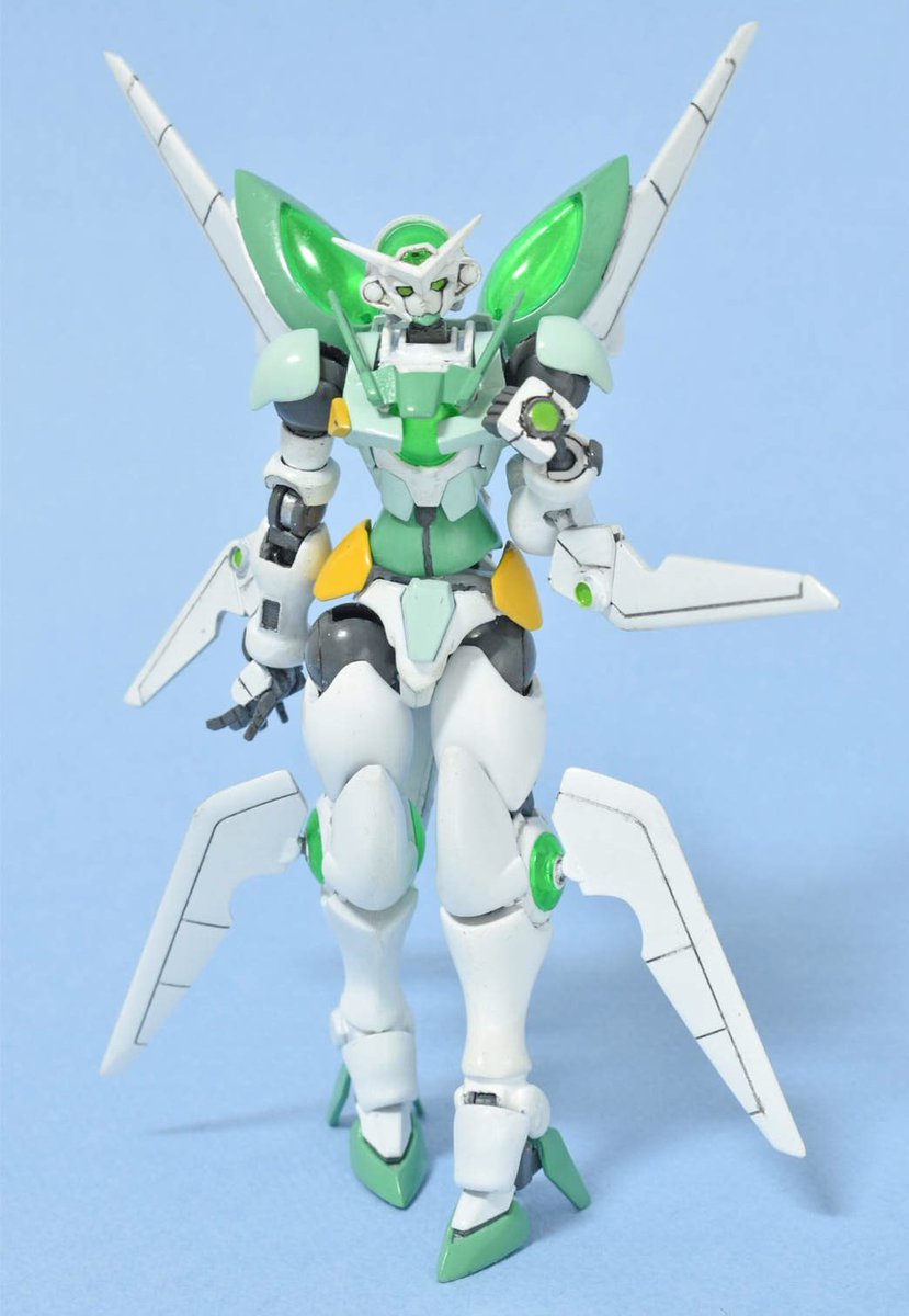 Fukuhaya2 בטוויטר Gnw 100p ガンダムポータント 完成しましたーー アニメ最終話の可愛い姿を再現すべく女性のシルエットをとことん追求しました 腕はoo2期の機体の腕を意識しました ビルドファイターズ ガンプラ ビルドファイターズトライ