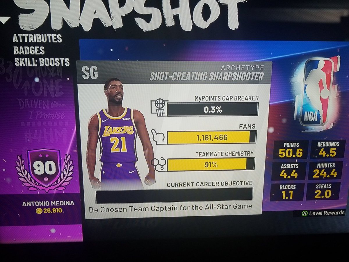 #NBA2K19
I love my new build this SG got me so hype! I love this game.
#TheyWillKnowYourName Grinding for the night is over.. talk later #Finestzx2  @2KCrewFinder