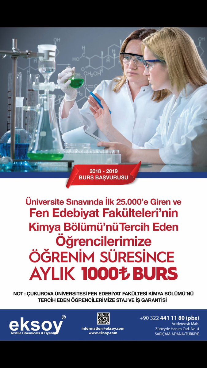 ardtwt's tweet photo. İlk 25000 e giren Kimya öğrencilerine karşılıksız burs https://t.co/A8B0TS81Jr