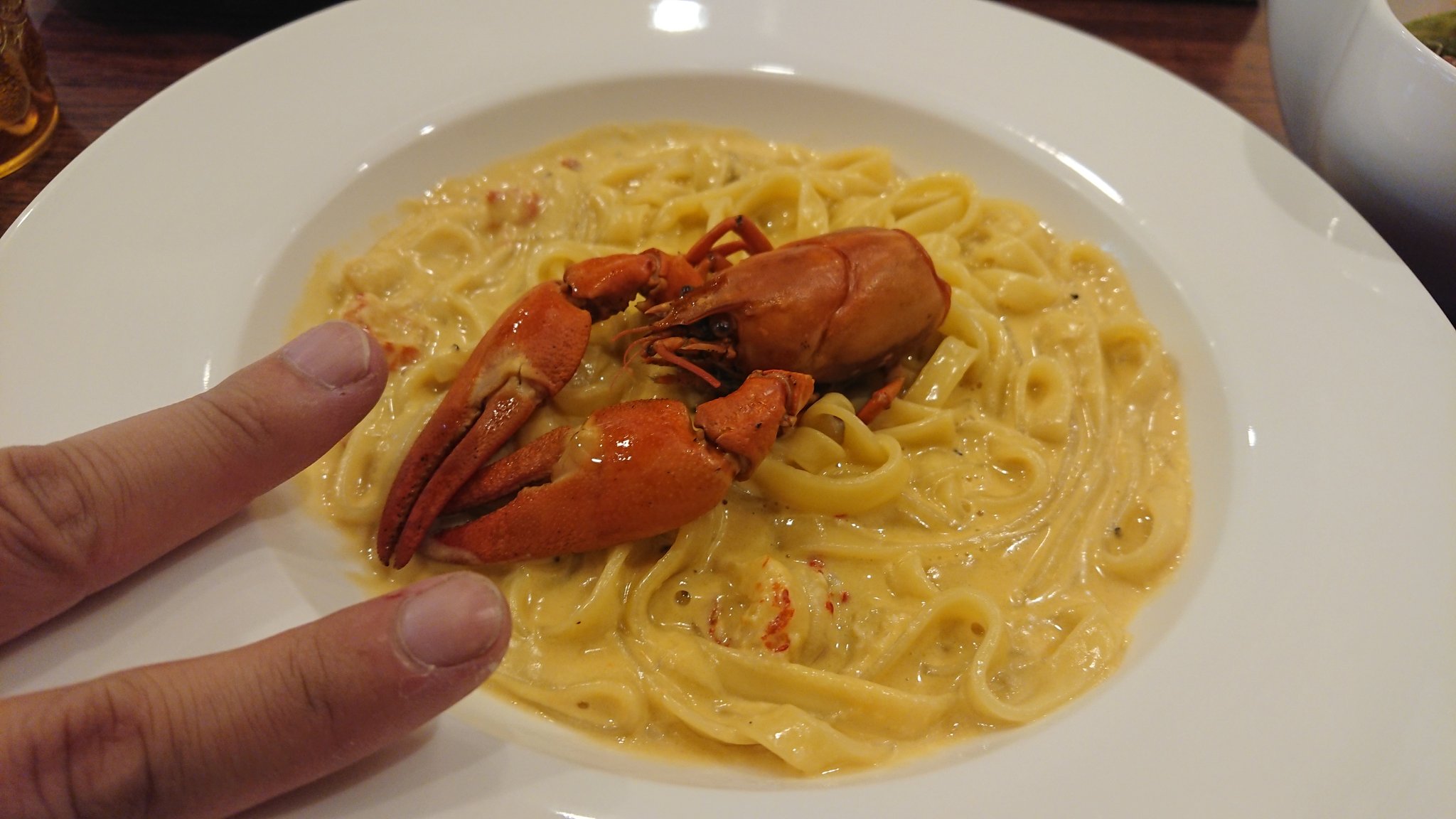 りこりす Auf Twitter 北海道ツーリングで食べたウチダザリガニ エビの味が濃くて美味しかったから阿寒湖行ったときにはどーぞ 鉄腕dash ザリボナーラ T Co Sk8g45vght Twitter