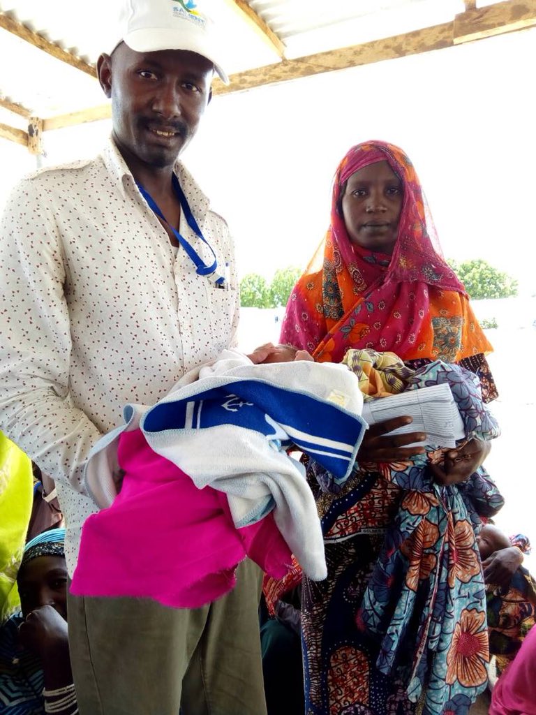 Picture of a pregnant woman who escaped from captivity in the hands of Boko Haram. We referred her to the medical team &amp; she has successfully delivered of a twin. She’s currently undergoing full medical attention &amp; enjoying the wet-feeding program in Ngala, Northeast Nigeria.<a href="/UN/">United Nations</a>