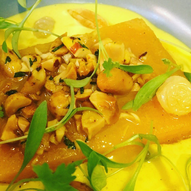 Curried butternut - peanuts - kalamansi lime 🔥🔥