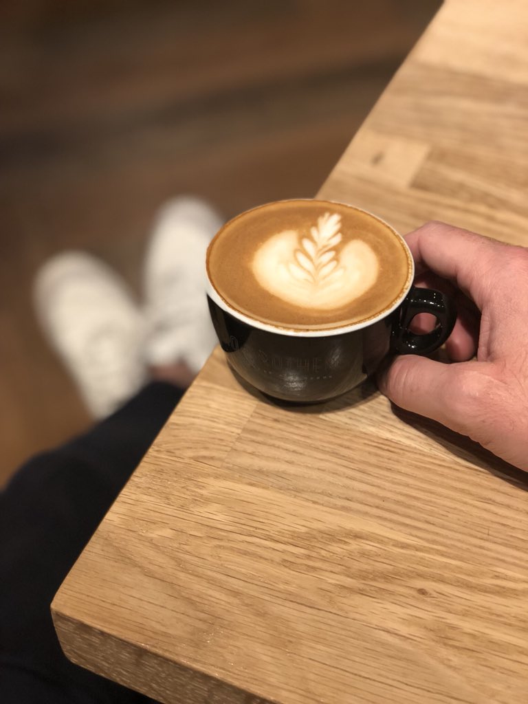 2BTwoBrothers's tweet photo. If you’re out and about today, pop in and see us for a flat white 🖤 https://t.co/gg223bw2U5